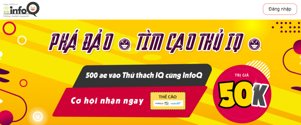 Infoq Việt Nam là gì, cách kiếm tiền từ trang khảo sát infoq như thế nào