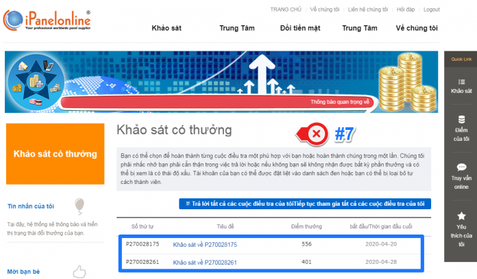 Top các trang khảo sát kiếm tiền online uy tín việt nam - Ipanel Online