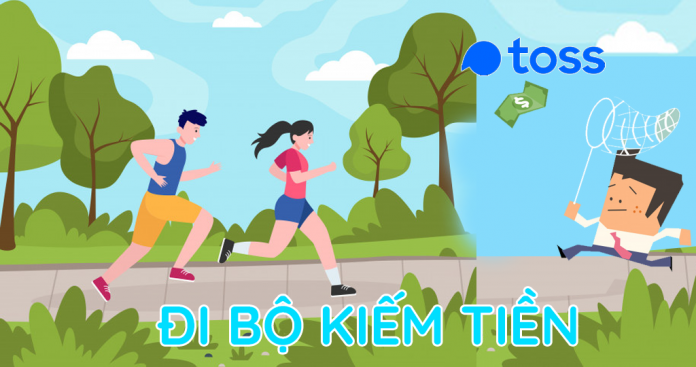 Toss là app đi bộ kiếm tiền trên điện thoại ứng dụng đi bộ đếm bước chân kiếm tiền thẻ cào, Hack App Toss rút tiền mặt uy tín nước ngoài.