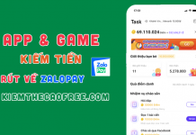 5 App kiếm tiền rút về ZaloPay mới nhất 2025 App kiếm tiền rút về ZaloPay, chơi game rút tiền về ZaloPay uy tín