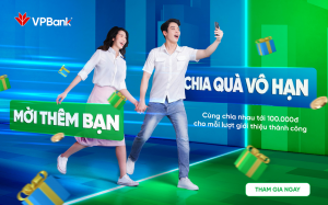 VPBank nhận 50K miễn phí, VPBank kiếm tiền, Mã giới thiệu VPBank