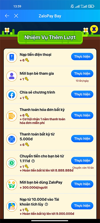 ZaloPay Bay làm nhiệm vụ chơi game trúng iPhone 14 Pro Max