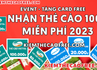 Tặng thẻ cào miễn phí 100K Viettel, Vinaphone, Mobifone 2026 Tặng thẻ cào miễn phí 100K Viettel, Vinaphone, Mobifone