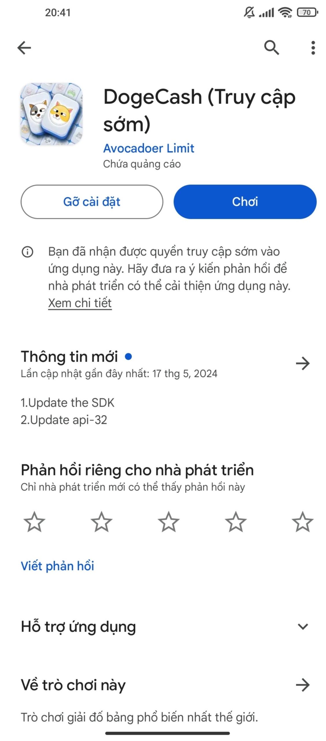 Hướng dẫn cài đặt App DogeCash kiếm tiền