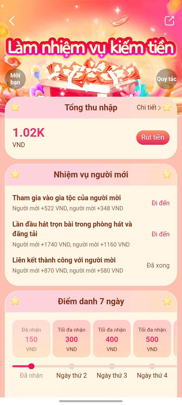 Làm nhiệm vụ dành cho người mới