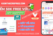 App HappyVV kiếm tiền 50K đã rút tiền thành công 2025 App HappyVV kiếm tiền 50K đã rút tiền thành công