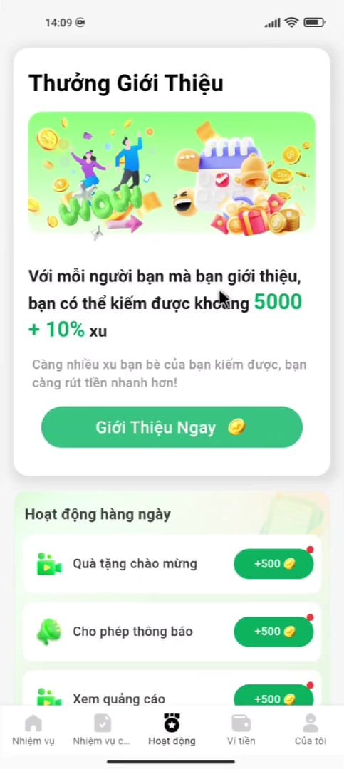 Mời bạn bè tham gia